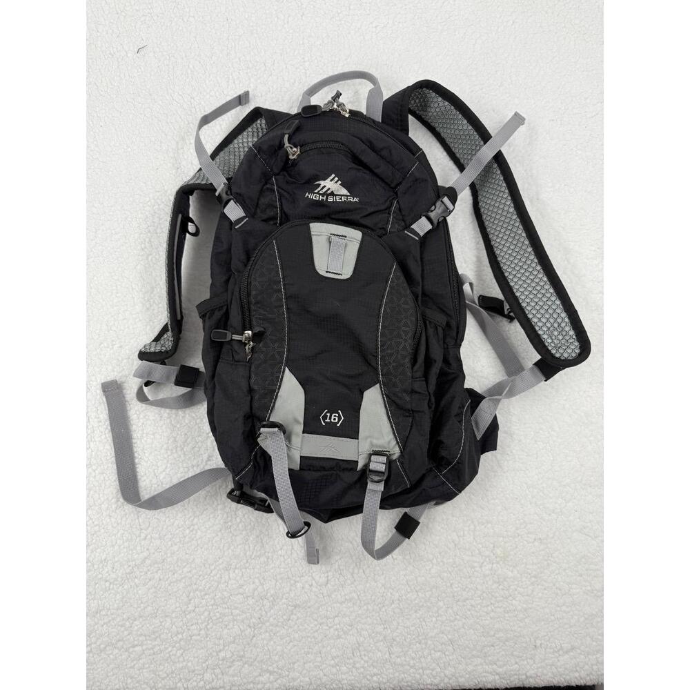 High Sierra Loop Backpack Black Adjustable Straps… - image 1